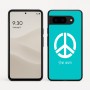 כיסוי בעיצוב אישי עם השם שלך לדגם - Google Pixel 9 5G בעיצוב סמל השלום