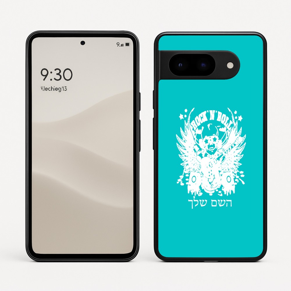 כיסוי בעיצוב אישי עם השם שלך לדגם - Google Pixel 9 5G בעיצוב רוקנרול
