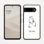 כיסוי בעיצוב אישי עם השם שלך לדגם - Google Pixel 9 5G בעיצוב חתול