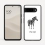 כיסוי בעיצוב אישי עם השם שלך לדגם - Google Pixel 9 5G בעיצוב זברה