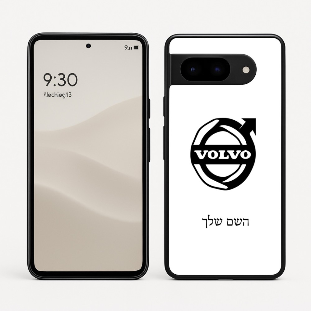 כיסוי בעיצוב אישי עם השם שלך לדגם - Google Pixel 9 5G בעיצוב וולוו