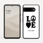 כיסוי בעיצוב אישי עם השם שלך לדגם - Google Pixel 9 5G בעיצוב אהבה