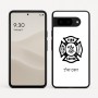 כיסוי בעיצוב אישי עם השם שלך לדגם - Google Pixel 9 5G בעיצוב כבאי - תגית