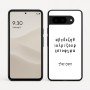 כיסוי בעיצוב אישי עם השם שלך לדגם - Google Pixel 9 5G בעיצוב האלפבית היווני