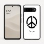 כיסוי בעיצוב אישי עם השם שלך לדגם - Google Pixel 9 5G בעיצוב סמל השלום