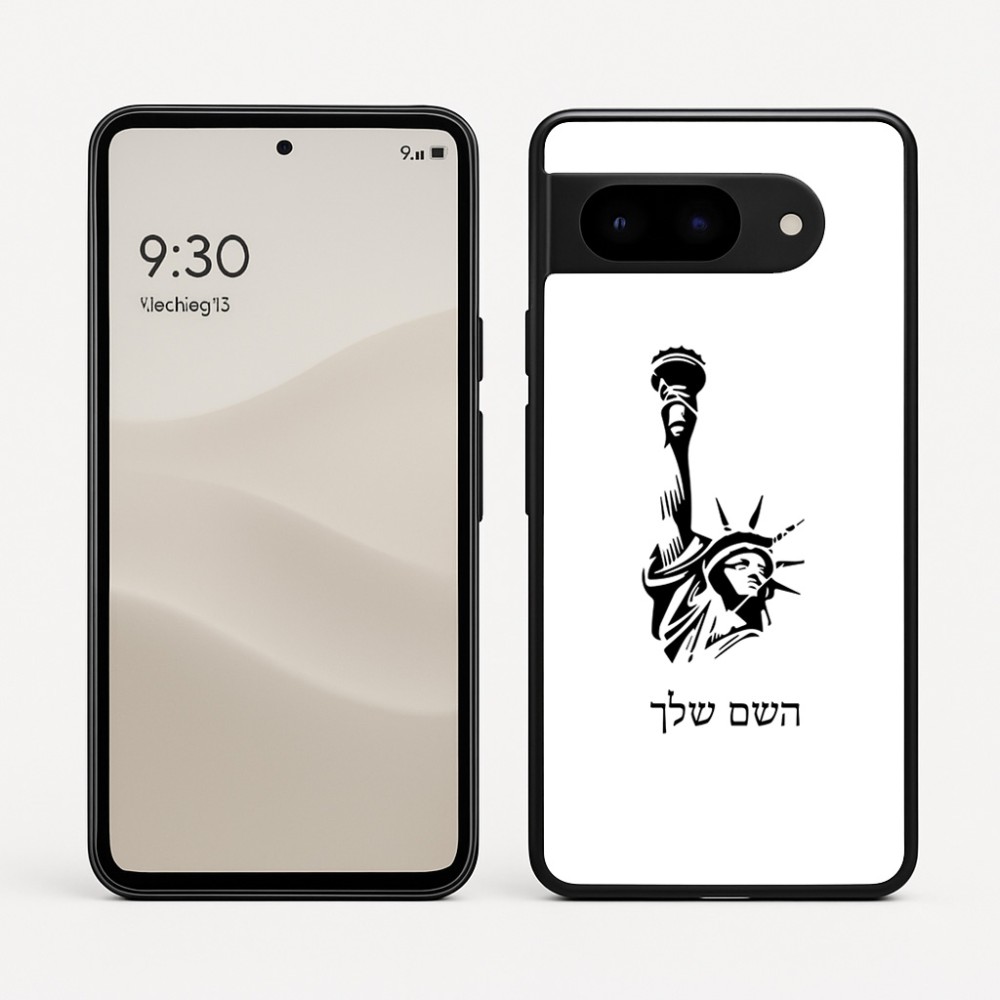 כיסוי בעיצוב אישי עם השם שלך לדגם - Google Pixel 9 5G בעיצוב פסל החירות