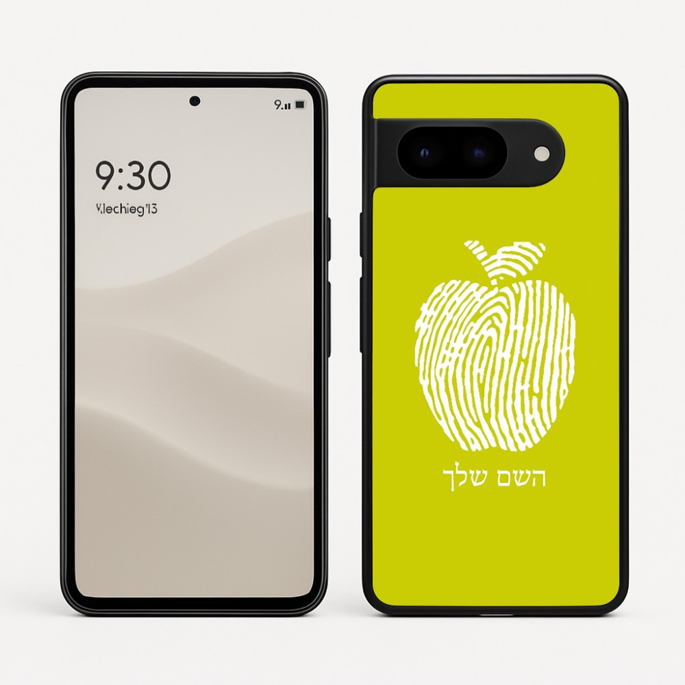כיסוי בעיצוב אישי עם השם שלך לדגם - Google Pixel 9 5G בעיצוב הדפס תפוח