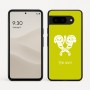 כיסוי בעיצוב אישי עם השם שלך לדגם - Google Pixel 9 5G בעיצוב פרחי קרן