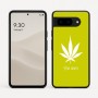 כיסוי בעיצוב אישי עם השם שלך לדגם - Google Pixel 9 5G בעיצוב עלה מריחואנה - גראס
