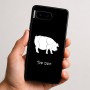 כיסוי בעיצוב אישי עם השם שלך לדגם - Google Pixel 9 5G בעיצוב חזיר
