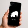 כיסוי בעיצוב אישי עם השם שלך לדגם - Google Pixel 9 5G בעיצוב קרנף