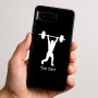 כיסוי בעיצוב אישי עם השם שלך לדגם - Google Pixel 9 5G בעיצוב הרמת משקולות