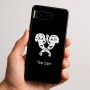 כיסוי בעיצוב אישי עם השם שלך לדגם - Google Pixel 9 5G בעיצוב פרחי קרן