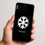 כיסוי בעיצוב אישי עם השם שלך לדגם - Google Pixel 9 5G בעיצוב שלג