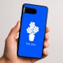 כיסוי בעיצוב אישי עם השם שלך לדגם - Google Pixel 9 5G בעיצוב פרח