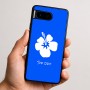 כיסוי בעיצוב אישי עם השם שלך לדגם - Google Pixel 9 5G בעיצוב פרח היביסקוס