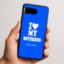 כיסוי בעיצוב אישי עם השם שלך לדגם - Google Pixel 9 5G בעיצוב אוהבת את החבר שלי