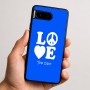 כיסוי בעיצוב אישי עם השם שלך לדגם - Google Pixel 9 5G בעיצוב אהבה