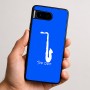 כיסוי בעיצוב אישי עם השם שלך לדגם - Google Pixel 9 5G בעיצוב סקסופון