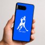 כיסוי בעיצוב אישי עם השם שלך לדגם - Google Pixel 9 5G בעיצוב שחקן הוקי