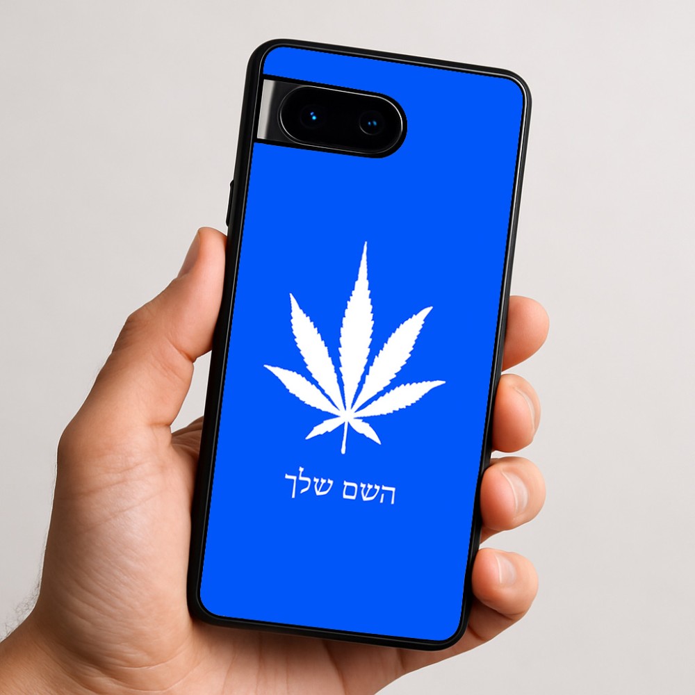 כיסוי בעיצוב אישי עם השם שלך לדגם - Google Pixel 9 5G בעיצוב עלה מריחואנה - גראס