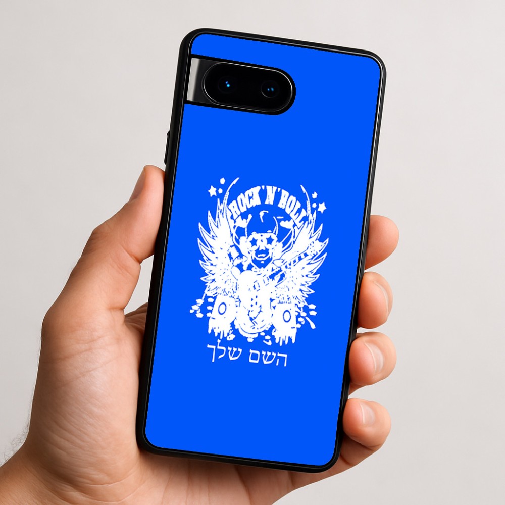 כיסוי בעיצוב אישי עם השם שלך לדגם - Google Pixel 9 5G בעיצוב רוקנרול