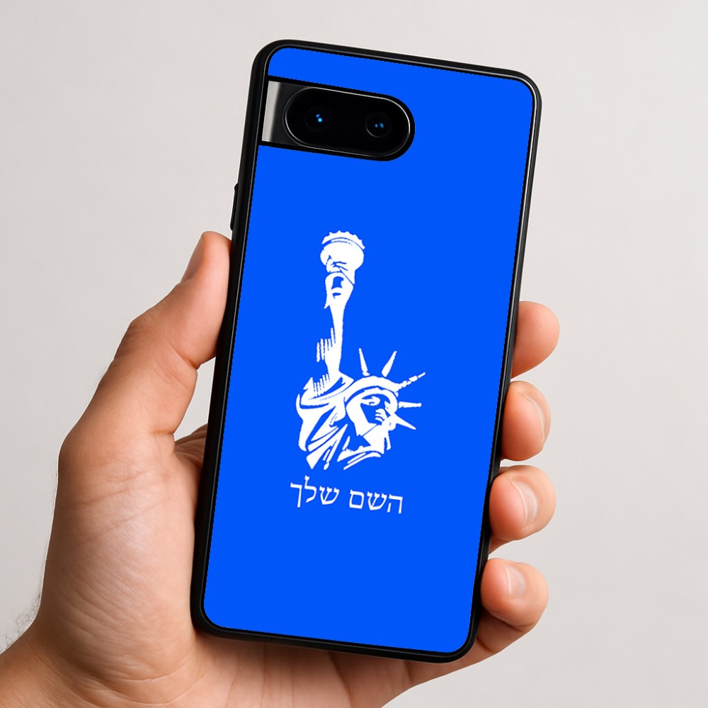 כיסוי בעיצוב אישי עם השם שלך לדגם - Google Pixel 9 5G בעיצוב פסל החירות