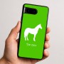 כיסוי בעיצוב אישי עם השם שלך לדגם - Google Pixel 9 5G בעיצוב סוס