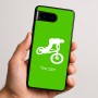 כיסוי בעיצוב אישי עם השם שלך לדגם - Google Pixel 9 5G בעיצוב רוכב אופניים