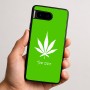 כיסוי בעיצוב אישי עם השם שלך לדגם - Google Pixel 9 5G בעיצוב עלה מריחואנה - גראס