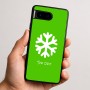 כיסוי בעיצוב אישי עם השם שלך לדגם - Google Pixel 9 5G בעיצוב שלג