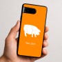 כיסוי בעיצוב אישי עם השם שלך לדגם - Google Pixel 9 5G בעיצוב חזיר