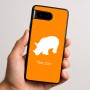 כיסוי בעיצוב אישי עם השם שלך לדגם - Google Pixel 9 5G בעיצוב קרנף