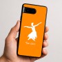 כיסוי בעיצוב אישי עם השם שלך לדגם - Google Pixel 9 5G בעיצוב בלרינה