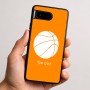 כיסוי בעיצוב אישי עם השם שלך לדגם - Google Pixel 9 5G בעיצוב כדורסל