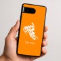 כיסוי בעיצוב אישי עם השם שלך לדגם - Google Pixel 9 5G בעיצוב אופנוע שלג