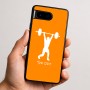 כיסוי בעיצוב אישי עם השם שלך לדגם - Google Pixel 9 5G בעיצוב הרמת משקולות