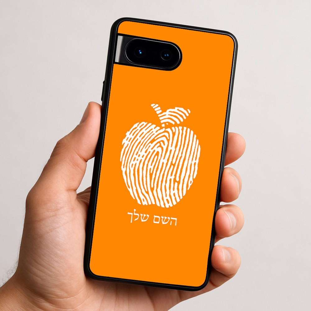 כיסוי בעיצוב אישי עם השם שלך לדגם - Google Pixel 9 5G בעיצוב הדפס תפוח