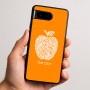 כיסוי בעיצוב אישי עם השם שלך לדגם - Google Pixel 9 5G בעיצוב הדפס תפוח