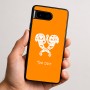 כיסוי בעיצוב אישי עם השם שלך לדגם - Google Pixel 9 5G בעיצוב פרחי קרן