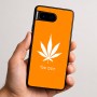 כיסוי בעיצוב אישי עם השם שלך לדגם - Google Pixel 9 5G בעיצוב עלה מריחואנה - גראס
