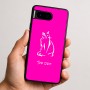 כיסוי בעיצוב אישי עם השם שלך לדגם - Google Pixel 9 5G בעיצוב חתול