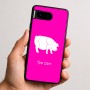 כיסוי בעיצוב אישי עם השם שלך לדגם - Google Pixel 9 5G בעיצוב חזיר