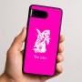 כיסוי בעיצוב אישי עם השם שלך לדגם - Google Pixel 9 5G בעיצוב ארנב מחזיק גזר