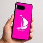 כיסוי בעיצוב אישי עם השם שלך לדגם - Google Pixel 9 5G בעיצוב סירה