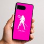 כיסוי בעיצוב אישי עם השם שלך לדגם - Google Pixel 9 5G בעיצוב אישה שטן