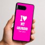 כיסוי בעיצוב אישי עם השם שלך לדגם - Google Pixel 9 5G בעיצוב אוהב את החברה שלי