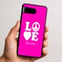 כיסוי בעיצוב אישי עם השם שלך לדגם - Google Pixel 9 5G בעיצוב אהבה