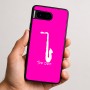 כיסוי בעיצוב אישי עם השם שלך לדגם - Google Pixel 9 5G בעיצוב סקסופון