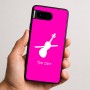 כיסוי בעיצוב אישי עם השם שלך לדגם - Google Pixel 9 5G בעיצוב כינור